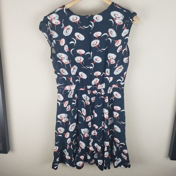 J. Crew faux wrap floral mini dress - Picture 8 of 9